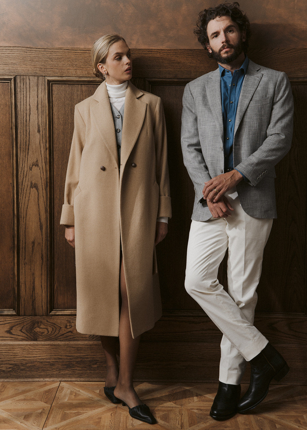The Nappa Kate Coat in Camel