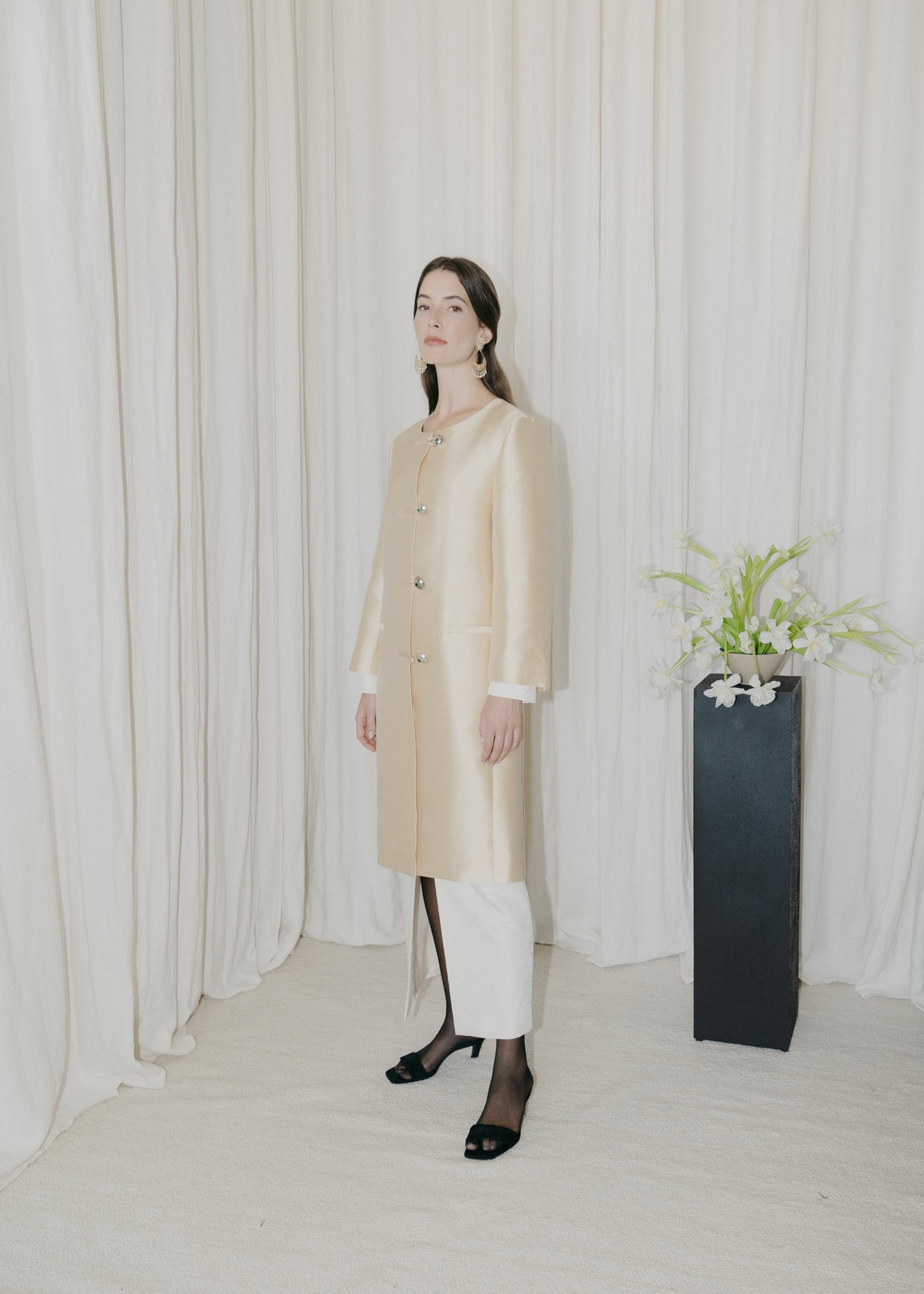 The Liva Coat in Sunlit